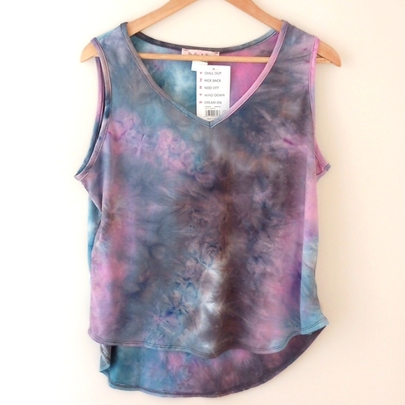 Harlow&Rose 2-Piece Pajama Set Size:L Colors:Purple,Blue,Gray NWT - Picture 6 of 13